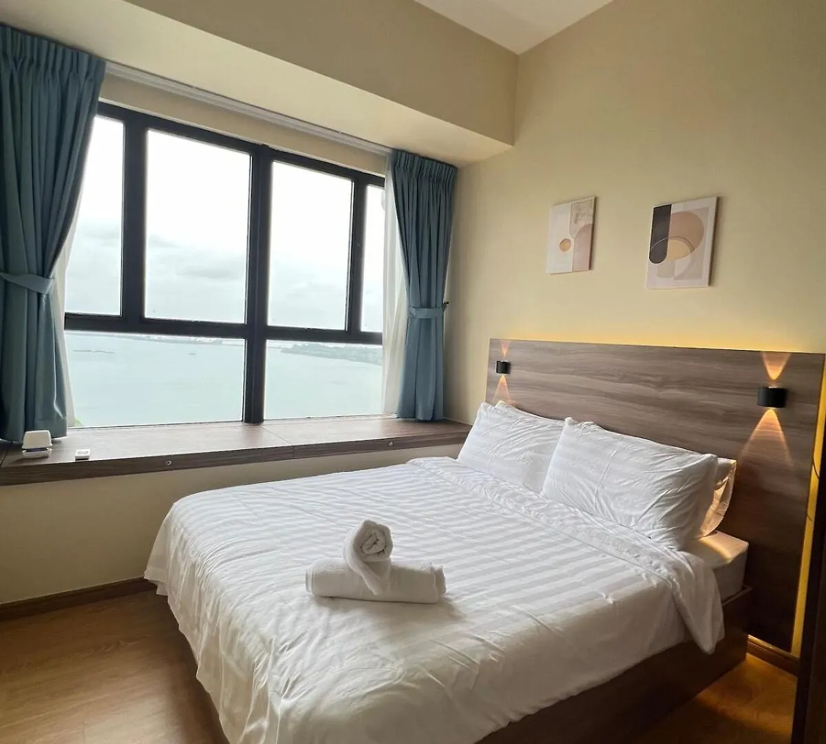 Daire High Floor With Atmosphere And Sea View, Can Accommodate 5-6 People Johor Bahru Malezya